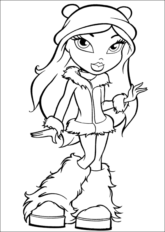 Bratz com roupa de inverno