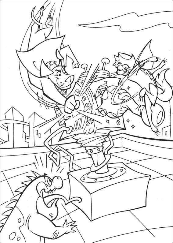 Krypto para colorir - 1