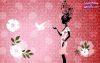 Girl flower flame