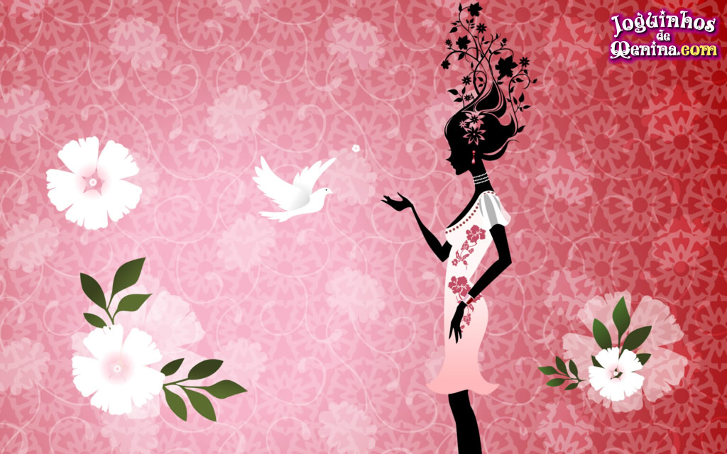 Girl flower flame