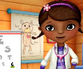 Checando os olhos da McStuffins