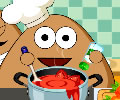 Fazendo arte com POU na cozinha do chef