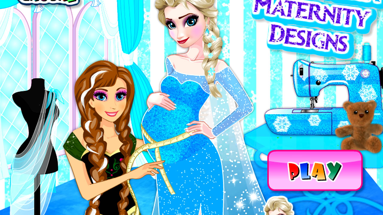 Criando o vestido para princesa Elsa grávida