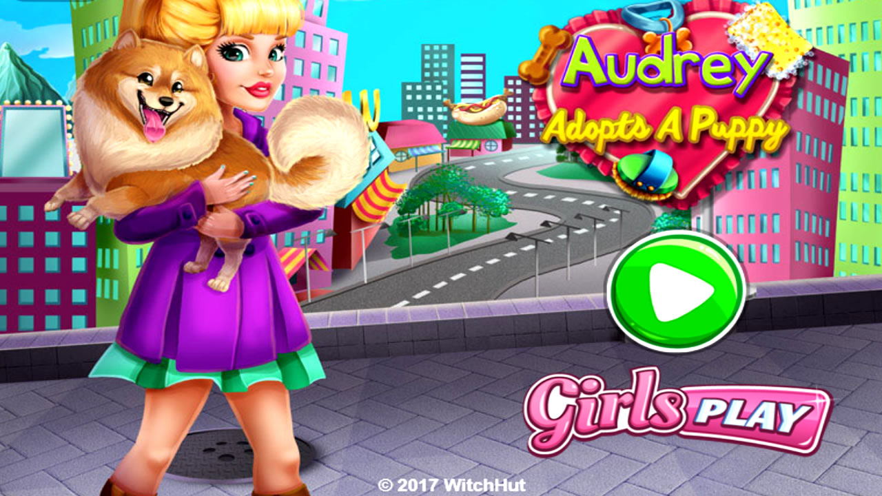 Audrei acabou de adotar um cachorro