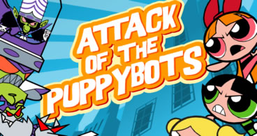 Attack of the Puppybots - Jogos meninas super poderosas