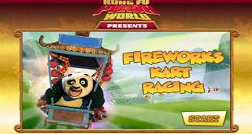 Corrida de Kart do Kung Fu Panda