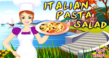 Cozinhando Salada com Pasta Italiana