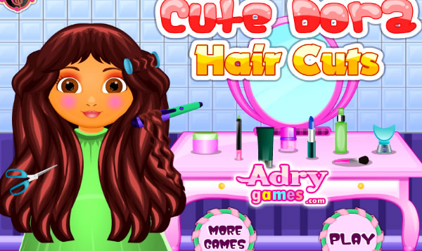 Cuidando dos cabelos de Dora
