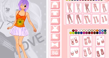Curtindo Vestidos de Anime