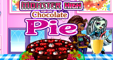 Decorando o bolo do chocolate da Monster High