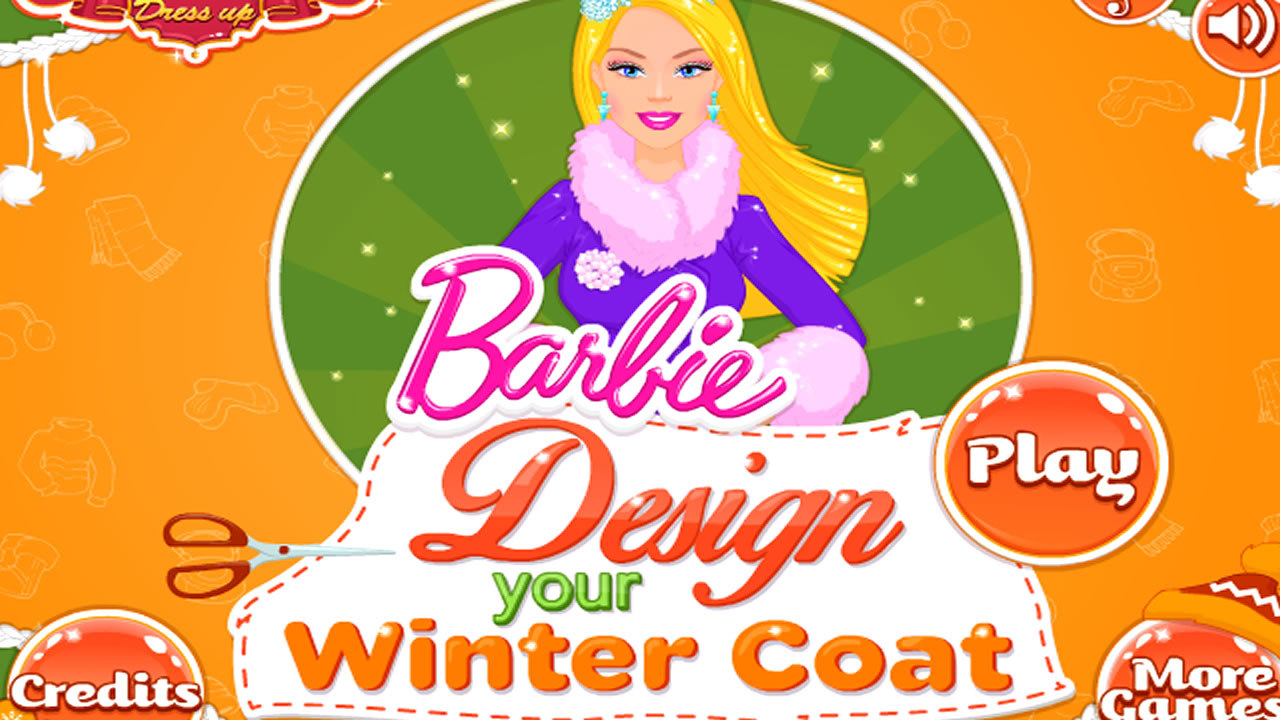 Desenhando o vestido de inverno para a Barbie