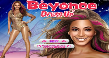 Jogo de Maquiar e Vestir Beyonce