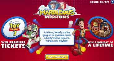 Jogo do Toy Story 3 - Missão Marbleous