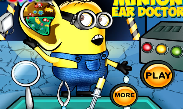 Limpeza geral na orelha do Minion