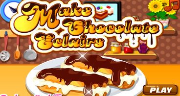 Preparando bombas carolinas de éclairs