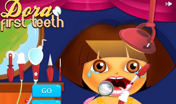 A primeira vez de Dora no dentista