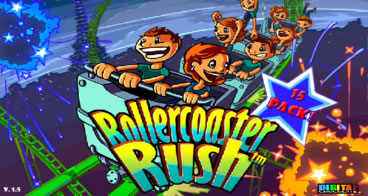 Rollercoaster Rush - Jogo de montanha russa