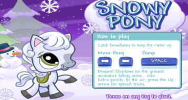 Snowy Pony - Jogo do ponei