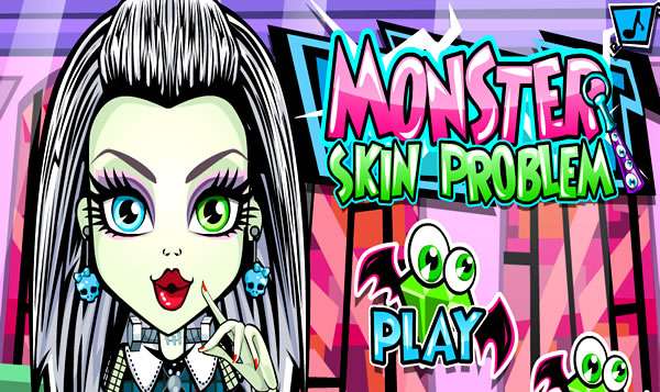Solucionando os problemas faciais da Monster High