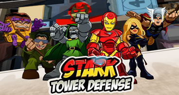 Stark Tower Defense - Os super heróis