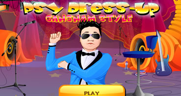 Vestindo Psy com o estilo Gangnam