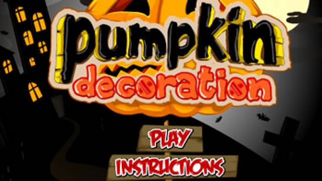 Decorando a Abóbora de Halloween